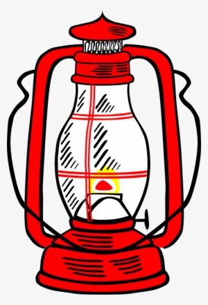 Red Hurricane Lamp Clip Art At Clker - Lamp Clip Art #1926969