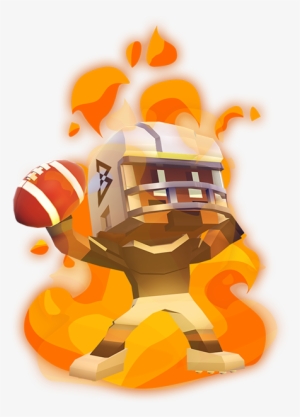 Marshawn Lynch Blocky Football Messages Sticker-1 - Marshawn Lynch Blocky Football #1927047
