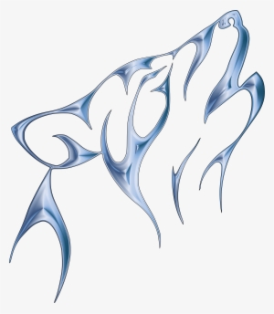 This Free Icons Png Design Of Cobalt Steel Tribal Wolf #1927588