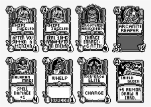Hearthstone Demake Cards - Hearthstone Gameboy #1929128