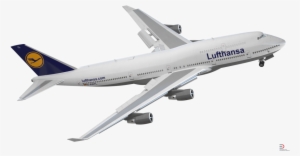 5 Boeing 747 400er Lufthansa Rigged Royalty Free 3d - Model Aircraft #1929816