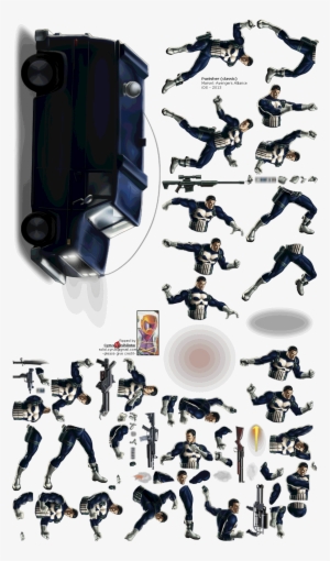 Click For Full Sized Image Punisher - Punisher Png Sprites Game #1929817