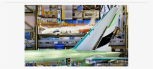 Assembly Of Vertical Stabilizer Of Boeing 777 Aircraft - 777x Assembly #1929844