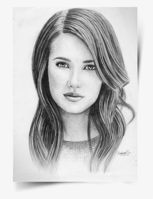 Image Transparent Download Celebrity Portraits On Wacom - Woman Drawing Realistic #1929981