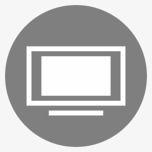 Monitor, Television, Tv, Screen, Display - White Tv Icon Png #1930732