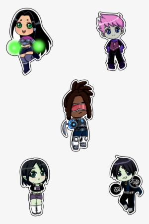 Teen Titans Next Gen Stickers By Shock777 - Teen Titans Next Gen #1930811