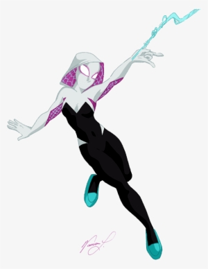 Spider Gwen Png - Spider Gwen Dibujo #1930832