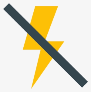 Flash Wyłączony Icon - Flash Off Icon Png #1931131