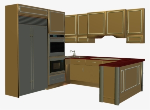 Graphic Free Stock Kitchen Counter - Countertop Clip Art #1931376