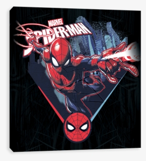 Spider-man Flying At You - Spider-man Canvases By Entertainart - Spider-man Flying #1931759 Spider-man Flying At You - Spider-man Canvases By Entertainart - Spider-man Flying #1931759