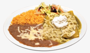 1 Two Green Sauce Enchiladas - Enchilada #1931777