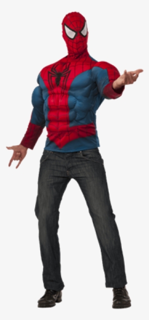 Adult Deluxe Spider-man Long Sleeve Costume Set #1931840
