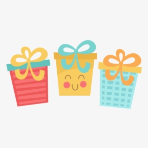 Cute Birthday Presents Svg Cutting Files Birthday Svg - Clip Art #1932456
