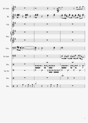 Ryu's Theme Street Fighter Sheet Music Composed By - Sheet Music #1932457