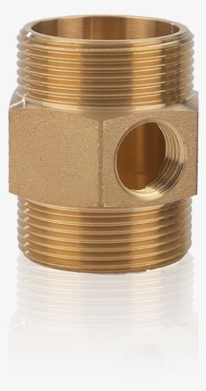 Nipple With Hole Brass Type - Brass #1932663