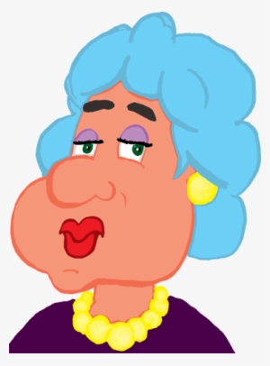 Image Black And White Library A Perfect World Clip - Old Lady Cartoon Png Transparent #1933275