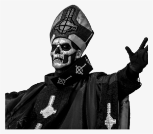 Transparent Ghost Clip Art Black And White Library - Papa Emeritus Ghost Bc Transparent #1933740