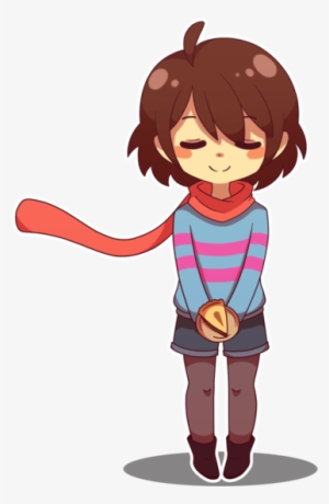 Frisk The Painter's Art - Frisk Undertale With Scarf #1934297