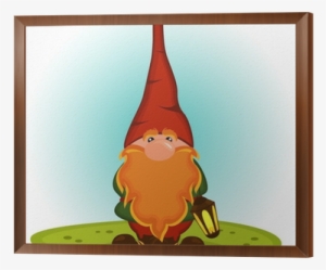 Gnome With A Red Beard - Vector Graphics #1934590