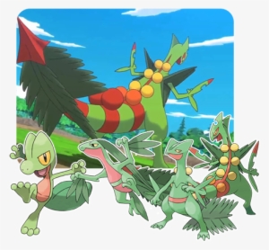 Over The Next Few Weeks We'll Be Revisiting The Starter - Treecko Sun And Moon #1935876
