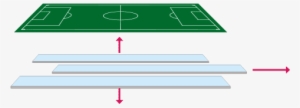 Illustration Showing How The Sliding Pitch Splits And - Soccer-specific Stadium #1935880