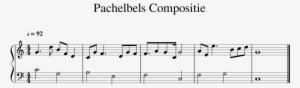 Pachelbels Compositie Sheet Music 1 Of 1 Pages - Sheet Music #1936414