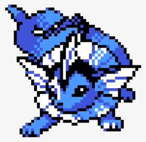 Vaporeon - Vaporeon Cross Stitch Pattern #1936923