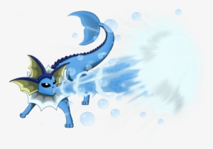 Vaporeon Used Hydro Pump Attack By Shinragod - Vaporeon Using Hydro Pump #1936942