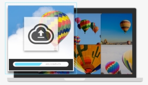 Cloudapp Screen Capture App - Hot Air Balloon Festival Round Ornament #1937741