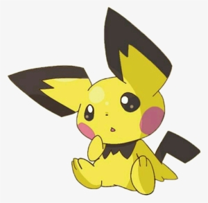 Graphic Stock Pokemon Sticker By Fiorellamarillo - Pichu Gif Transparent Png #1938296