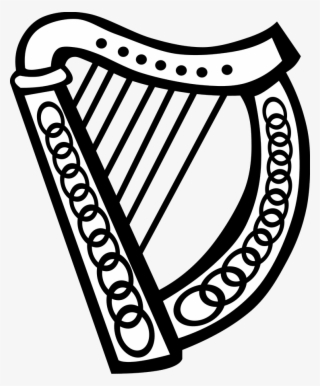 Celtic Harp Clipart Png #1938652