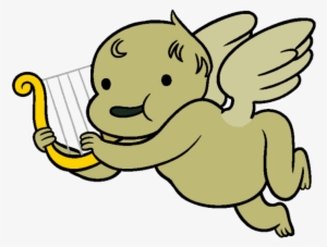 Cherub With Harp - Wiki #1938692