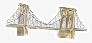 Freetoedit Ftestickers Bridge Watercolor - Suspension Bridge #1938816