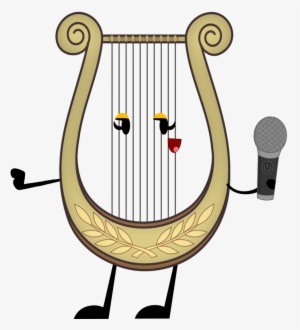 Image Melody Star Lyra - Clipart Harp #1939221
