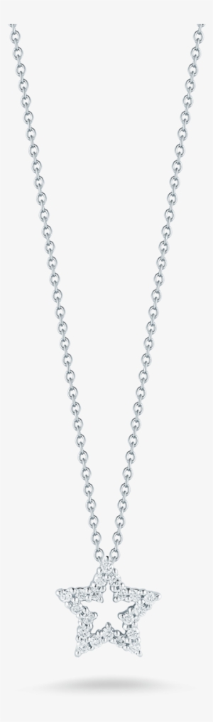 Roberto Coin 18kt Gold Star Pendant With Diamonds - Collane Con Ancora Da Uomo #1939480