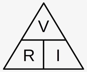 File - Triangulo-ohm - Triangulo Ley De Ohm #1939674
