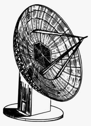 Radio Telescope Aerials Drawing - Radio Telescope Clipart Png #1939885
