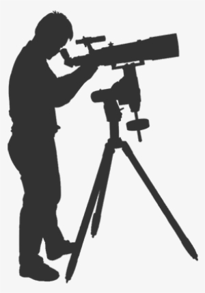 Telescope Png - Man Looking Through Telescope Png #1940034