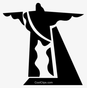 Jesus, Rio, Brazil Royalty Free Vector Clip Art Illustration - Rio De Janeiro Vetor Png #1940199