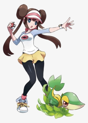 Rosa And Snivy Concept Artwork For Kotobukiya Artfx - Pokemon Black And White Rosa #1940599