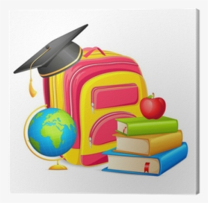 Cuadro En Lienzo Ilustración Vectorial De La Bolsa - Education Clipart Png #1940768