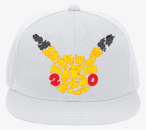 Flat Bill Fitted Hats 123 - Pokemon 20th Logo #1940917