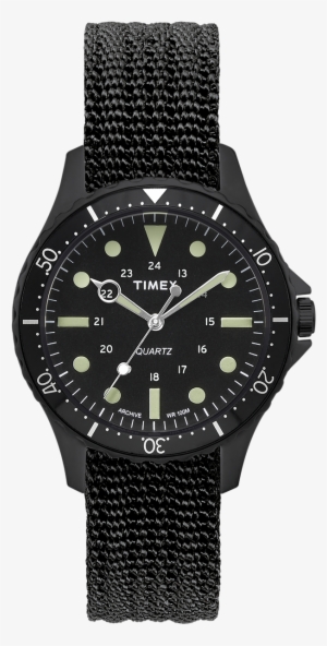 Navi Harbor 38mm Fabric Strap Watch Black/black Large - Timex Archive Navi Harbor #1941560