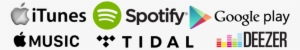 Itunes Google Play Spotify Png #1942014