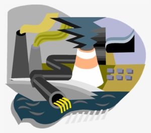 Industry, Smoke Stacks, Pollution Royalty Free Vector - Pollution #1942673