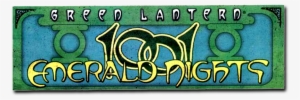 Green Lantern 1001 Emerald Nights Logo - Green Lantern: 1001 Emerald Nights #1943820