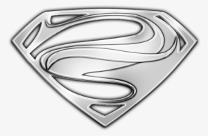 They Asked For Tres - Man Of Steel Silver Logo Png #1944062