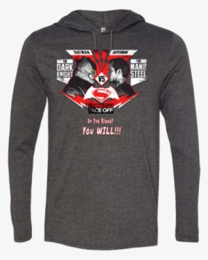 Batman Vs Superman Dawn Of Justice Ls T-shirt Hoodie - Batman Vs Superman Face Off Mug #1944568