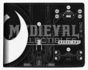Rogue One Death Star U Wing Split Logo Bi Fold Wallet #1945420