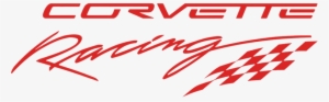 Corvette Racing Graphic Decal W/flag - Chevy Corvette Racing Decal Black #1945876